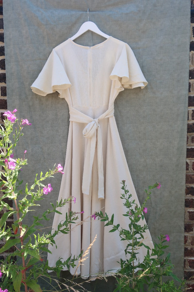 Margot Maxi Dress in Ivory White By All About Audrey