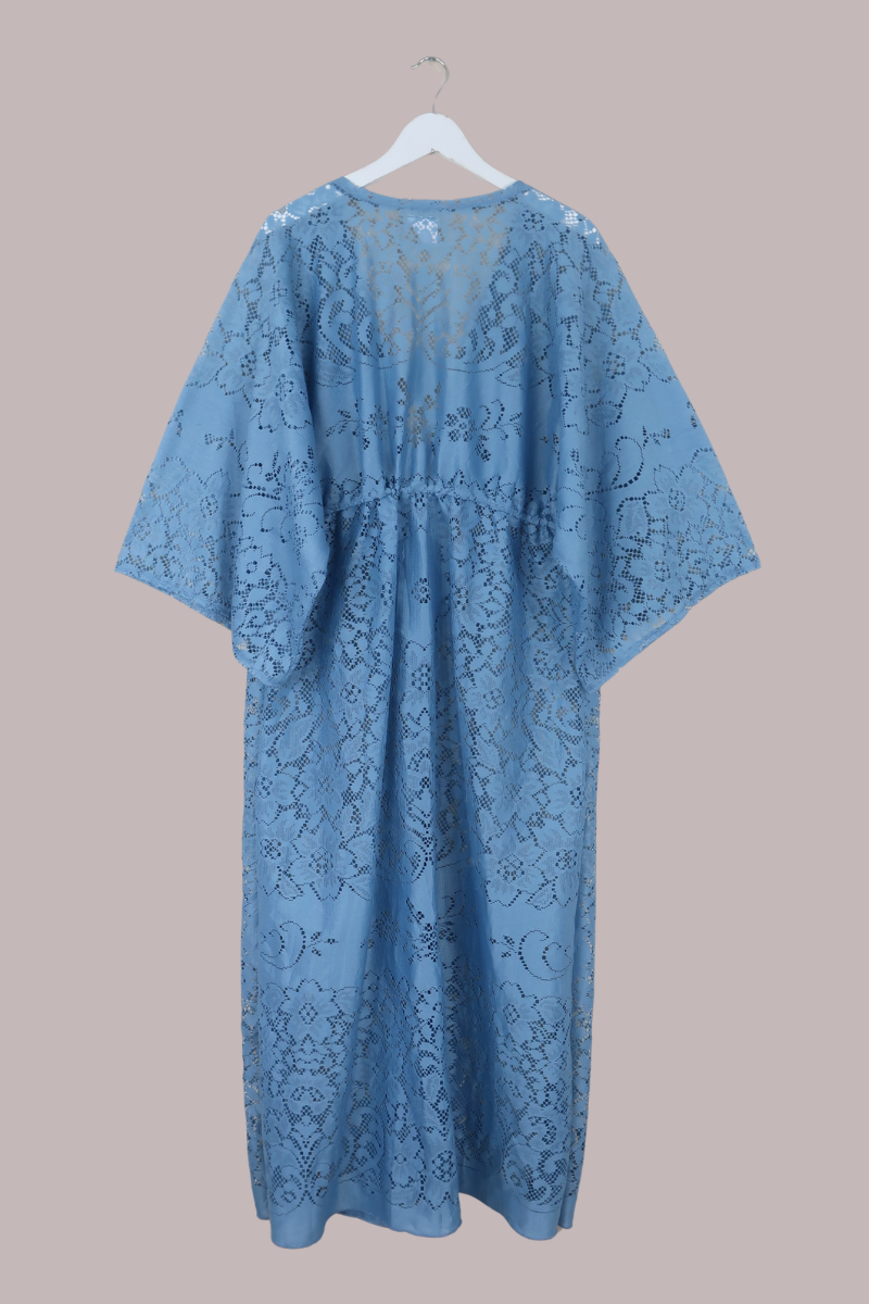Ramona Robe in Oceana Blue Lace - Free Size