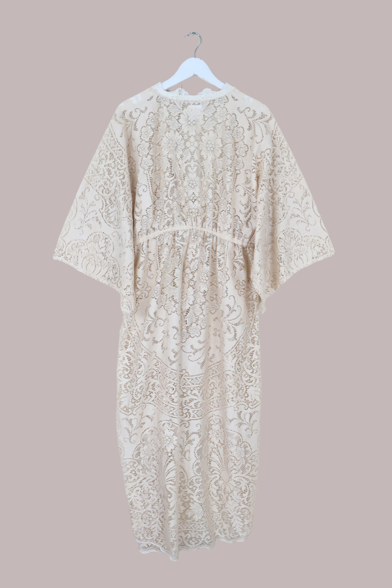 Ramona Robe in Sand Dune Lace - Free Size