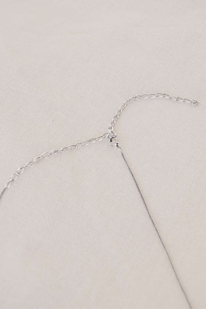 Chicken Claw Silver Plated Necklace