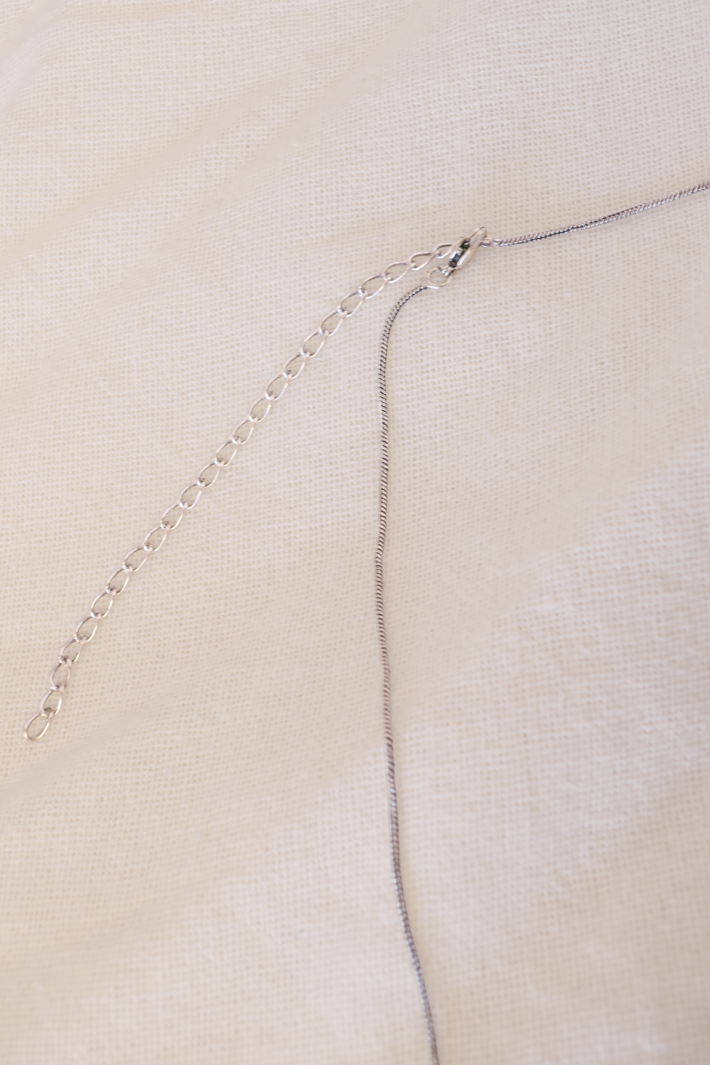 Crow Skull Silver Plated Necklace