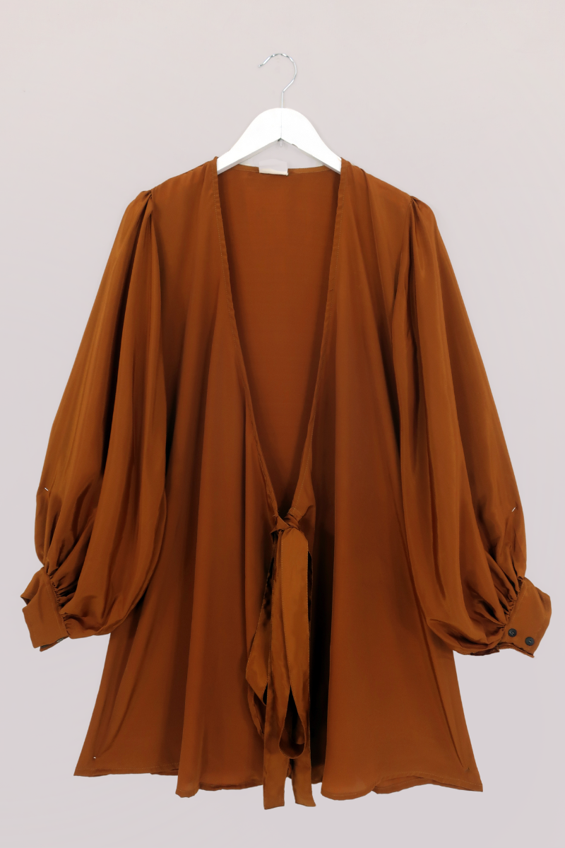 Khroma Lola Mini Dress in Firefly Gold by All About Audrey