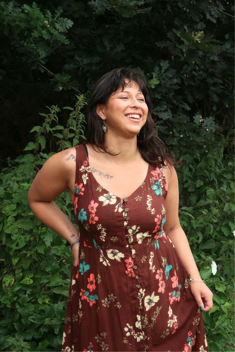 Chloe Maxi Dress in Mahogany Magnolias