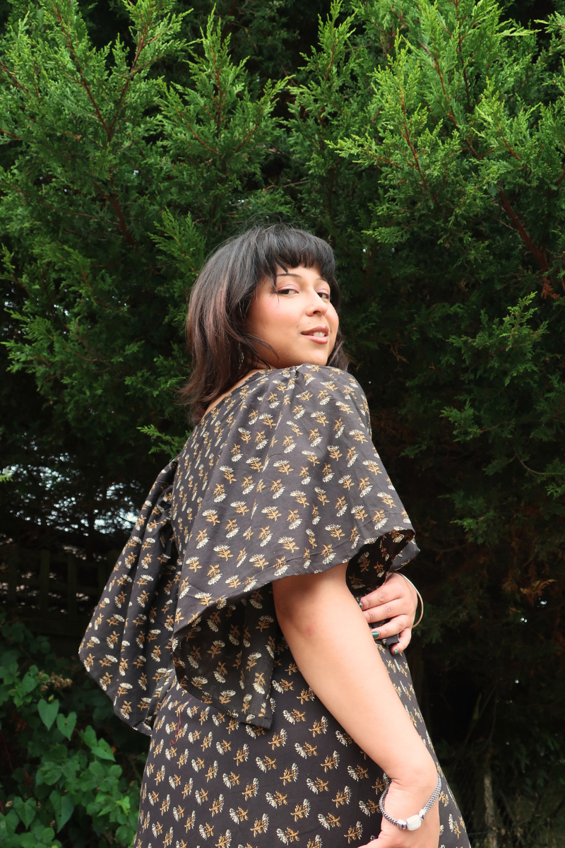 Martha Maxi Dress in Dark Cedar - S/M