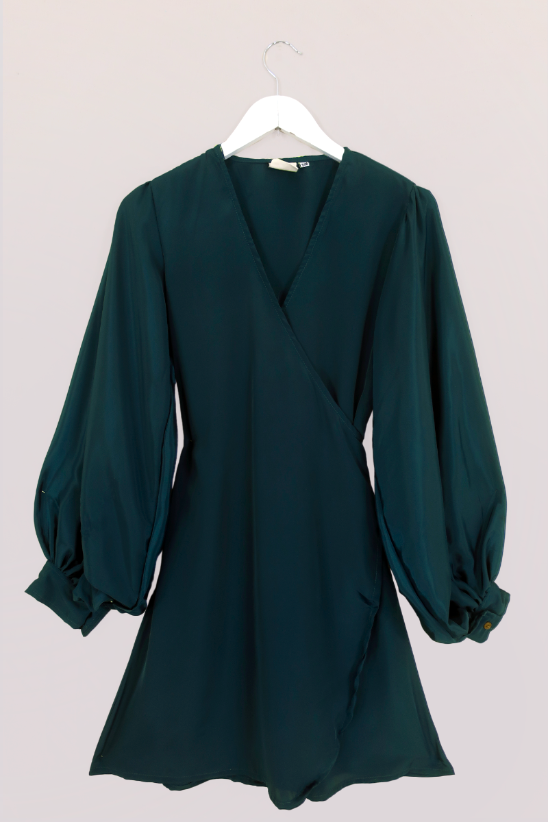 Khroma Lola Mini Dress in Dragonfly Blue by All About Audrey