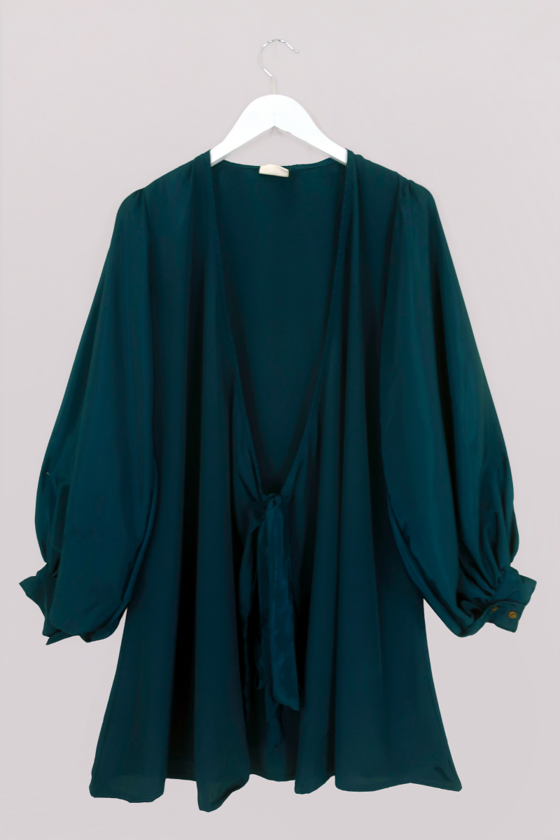 Khroma Lola Mini Dress in Dragonfly Blue by All About Audrey