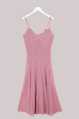 Eliza Maxi Dress in Fairytale Pink Lace