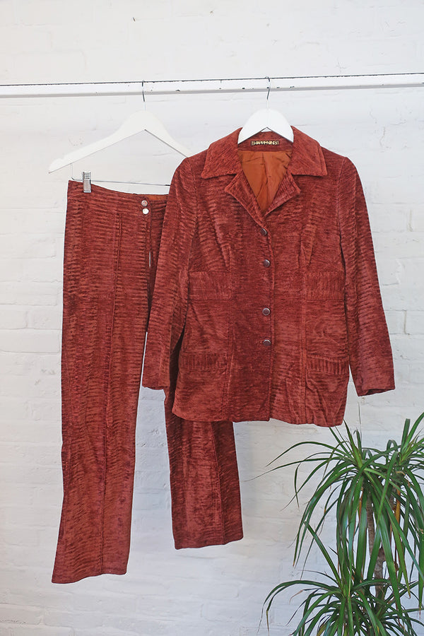 Vintage 2 Piece - Rouge Sunset Suit - Size S/M by all about audrey