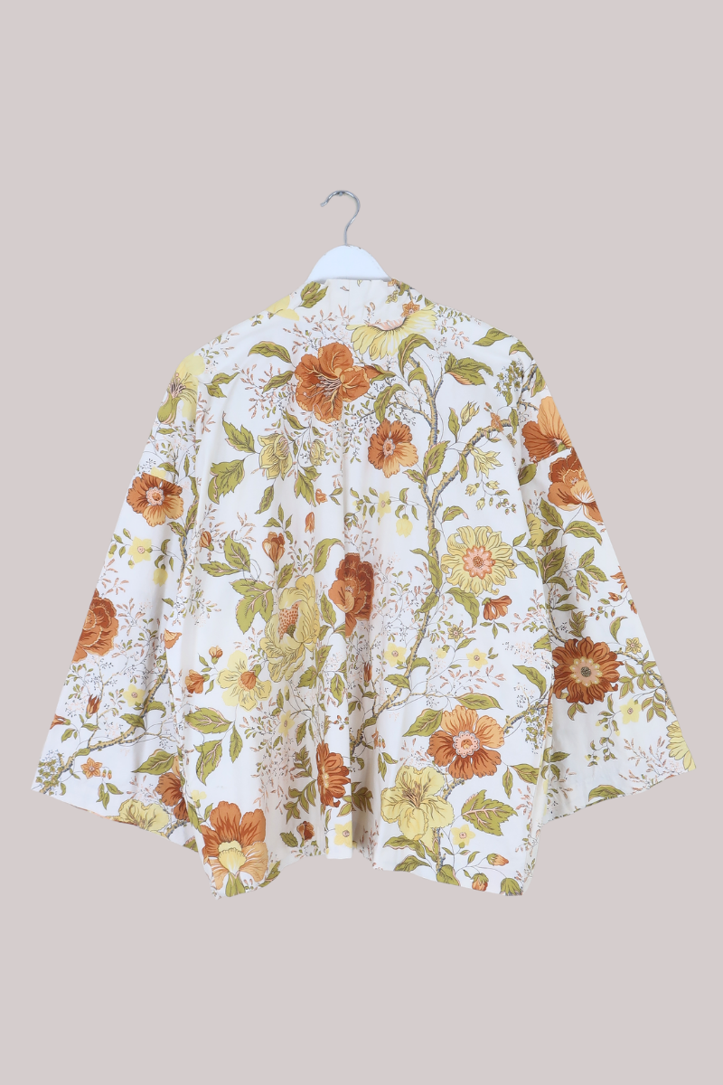 Emmeline Vintage Curtain Jacket in Buttercup Meadow