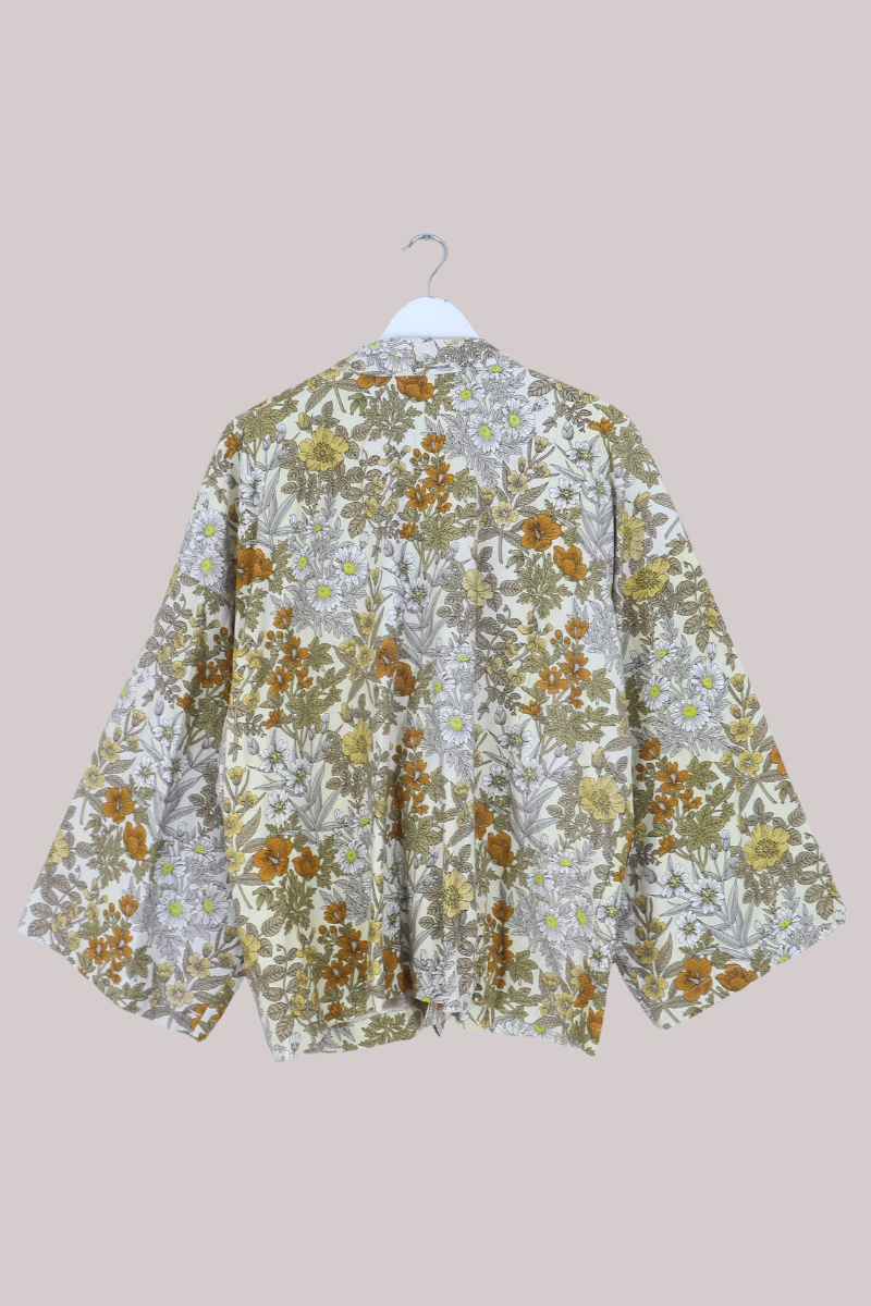 Emmeline Vintage Curtain Jacket in Dainty Marigold