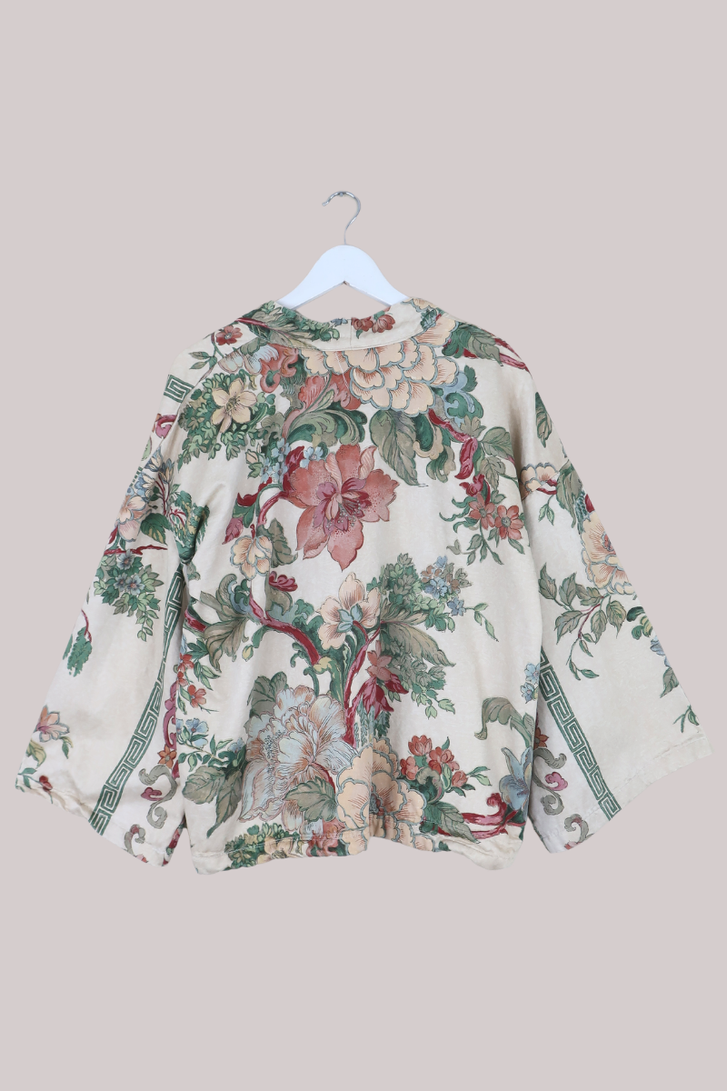 Emmeline Vintage Curtain Jacket in Louvre Climbing Florals