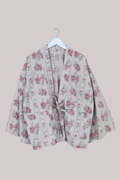 Emmeline Vintage Curtain Jacket in Teacup Florals