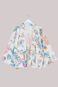 Emmeline Vintage Curtain Jacket in Technicolour Ivy Florals