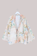 Emmeline Vintage Curtain Jacket in Watercolour Pastels