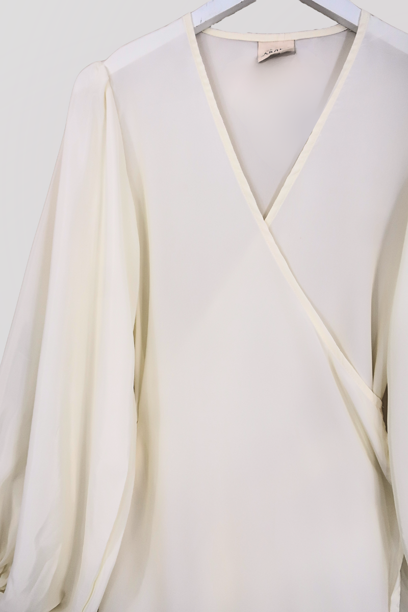 Khroma Lola Mini Dress in Fae White by All About Audrey