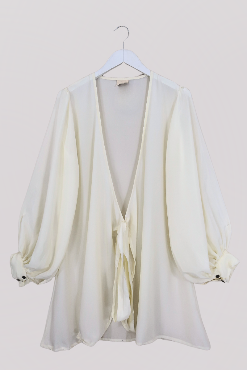 Khroma Lola Mini Dress in Fae White by All About Audrey