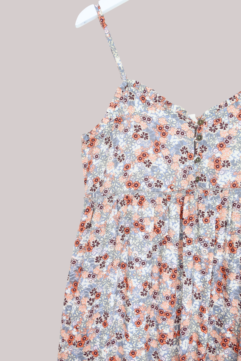 Alice Maxi Dress in Powder Sky Meadow