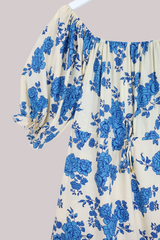 Rebecca Maxi Dress in Cordelia Blue Rose