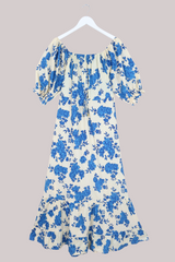 Rebecca Maxi Dress in Cordelia Blue Rose