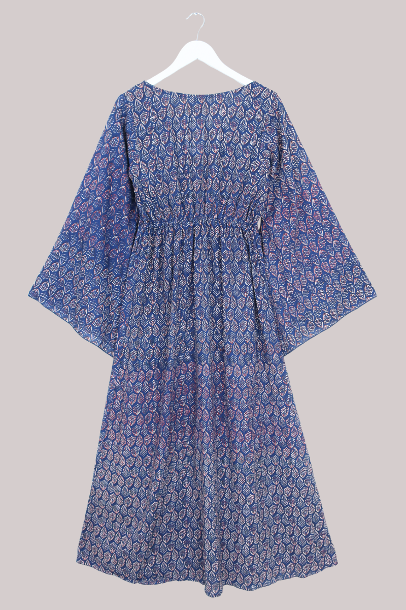 Vanessa Maxi Dress in Cobalt Hyacinth