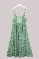 Samantha Maxi Dress in Matcha Green