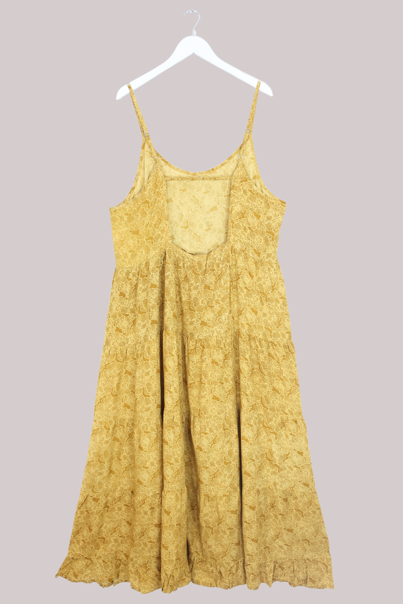 Samantha Maxi Dress in Saffron