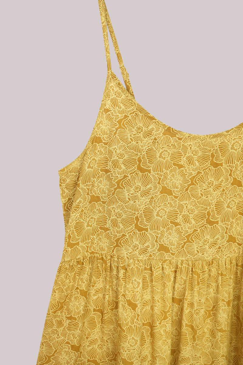 Samantha Maxi Dress in Saffron