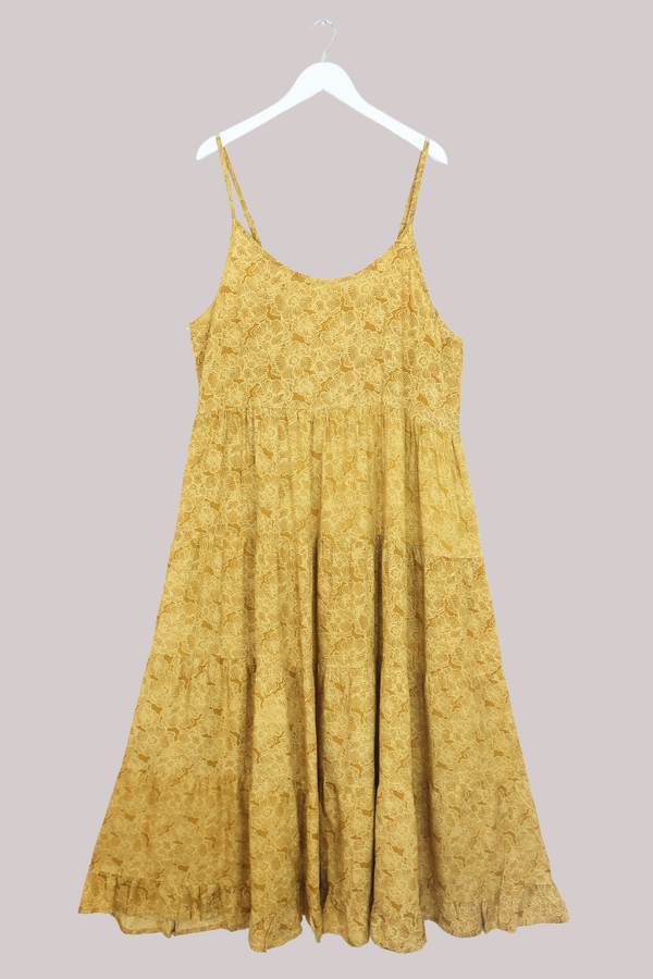 Samantha Maxi Dress in Saffron
