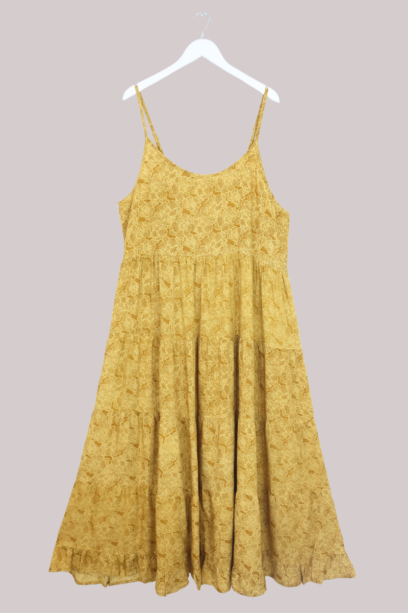 Samantha Maxi Dress in Saffron