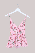 Celeste Babydoll Cami Top in Daydream Pink Roses