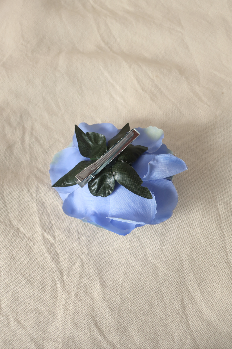 Cornflower Blue Flower Barrette
