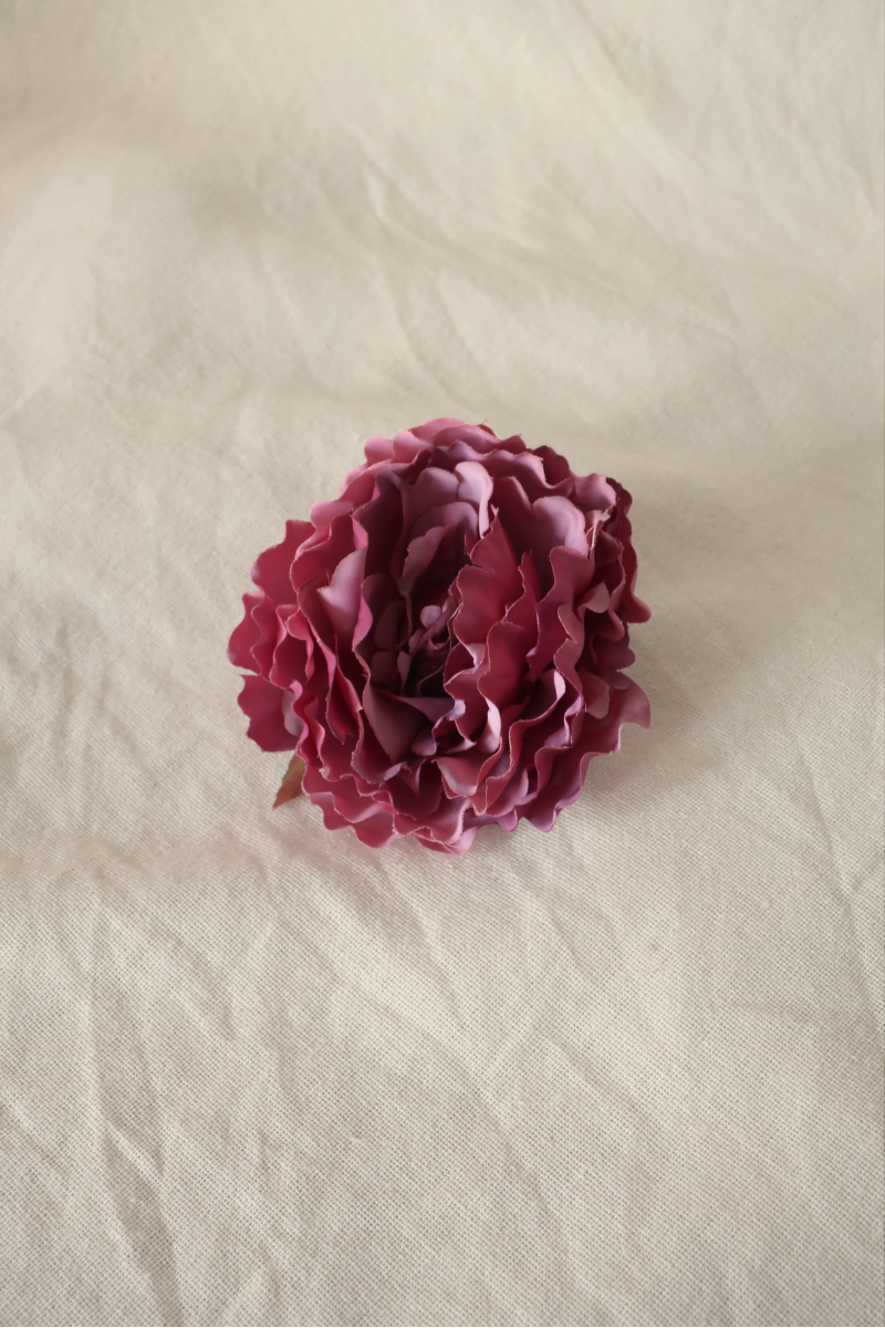 Plum Mauve Flower Barrette