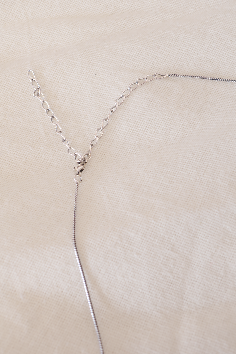Glistening Amethyst Silver Plated Necklace