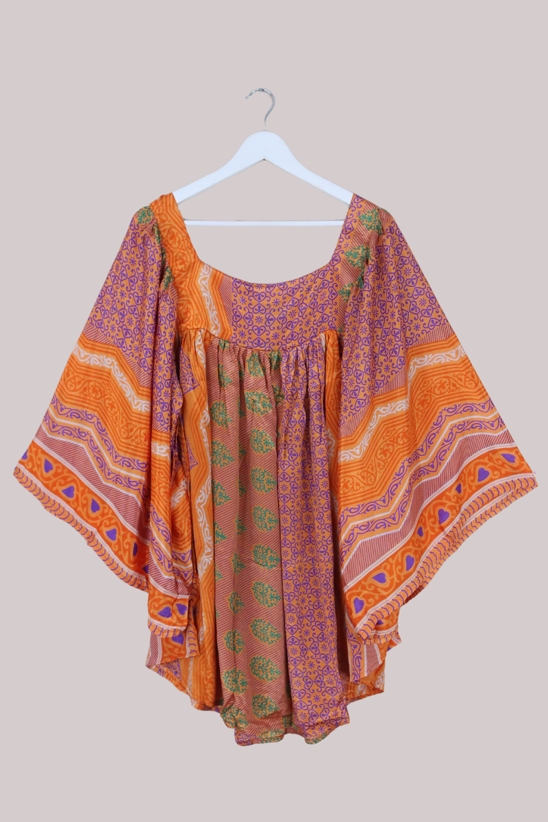 Honey Top in Clementine & Lavender - Free Size
