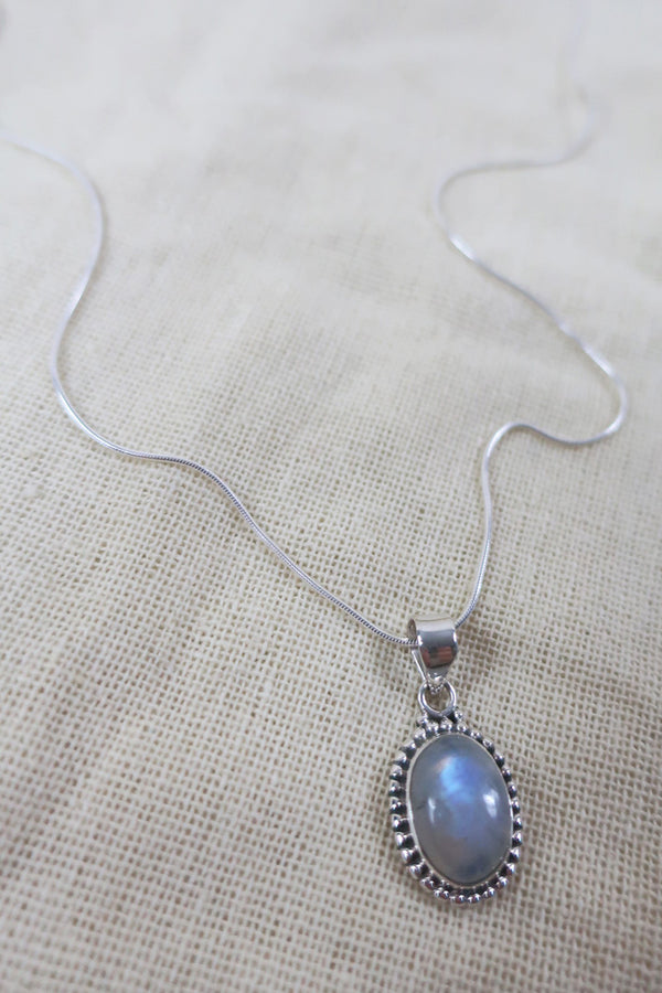 Flowering Moonstone Silver Pendant by all about audrey