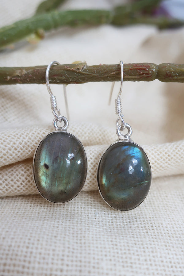 Labradorite Drop Earrings by all about audrey