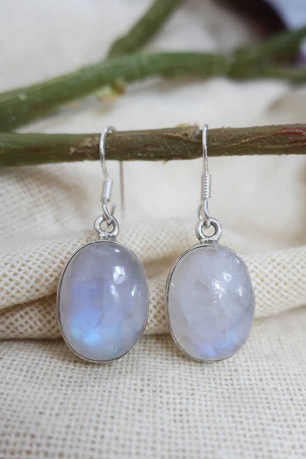 Moonstone Drop Earrings by all about audrey