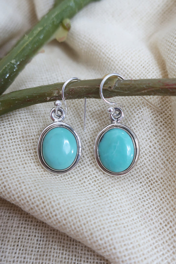 Turquoise Drop Earrings by all about audrey