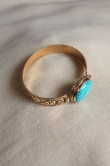 Avalon Bracelet in Gold with Turquoise
