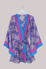 Karina Vintage Sari Jacket - Confetti of Colours - Size XXL