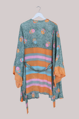 Karina Vintage Sari Jacket - Beat of the Drums - Size XXL