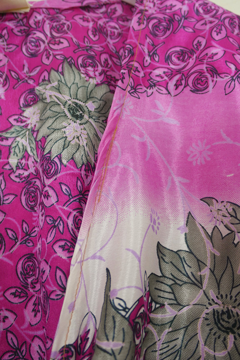 Lola Wrap Top - Cherry Blossom Paisley - Size M/L