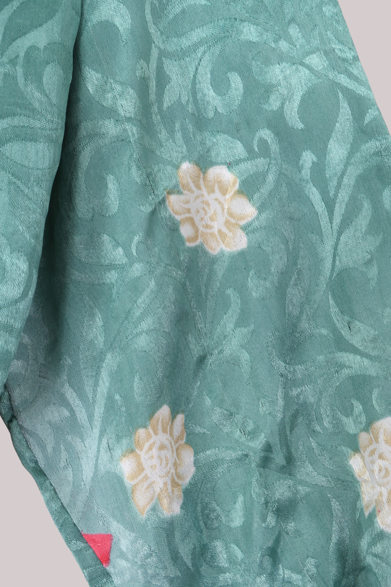 Lola Wrap Top in Windermere Blue Florals - Size S