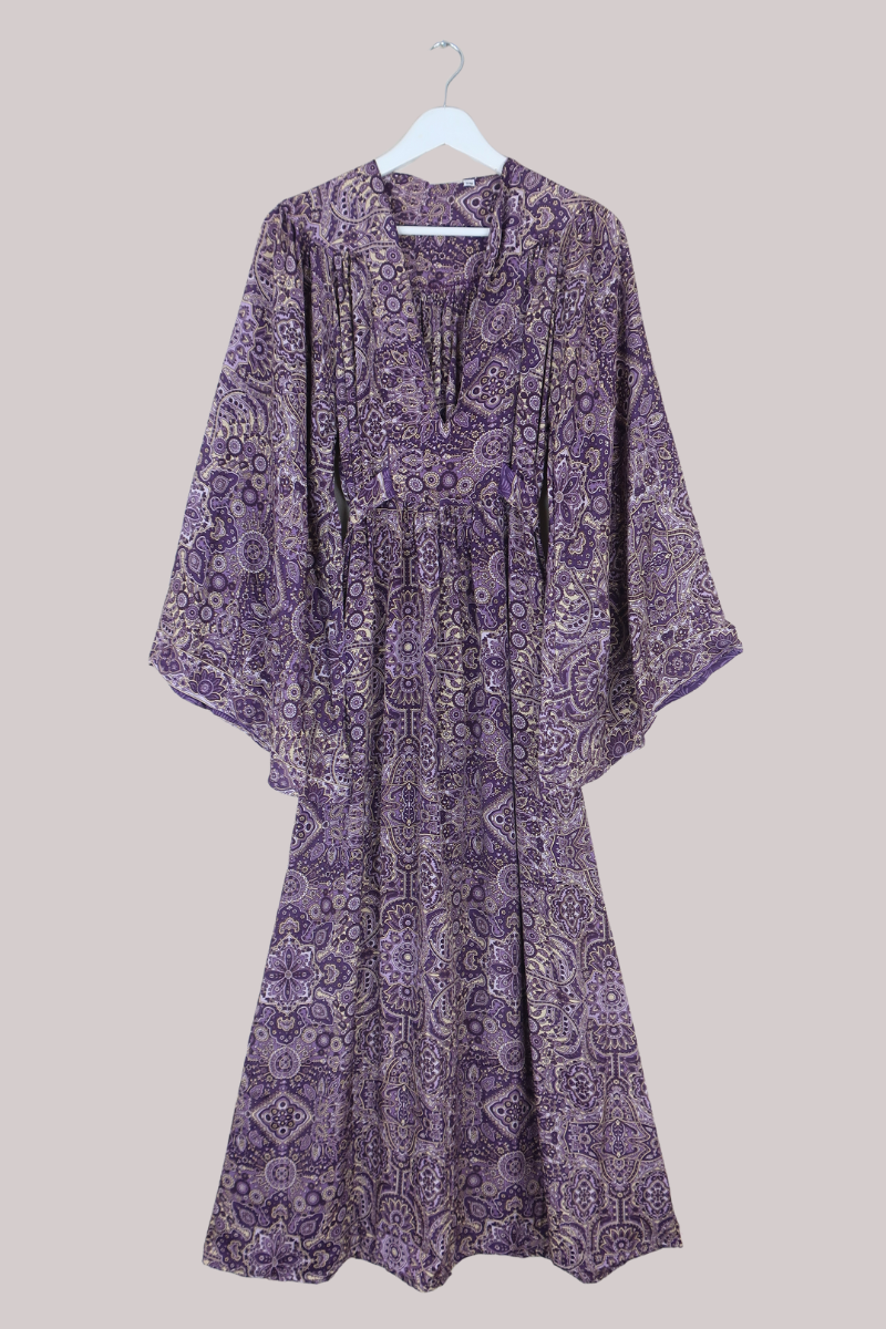 Stevie Maxi Dress in Joplin Purple Mandala