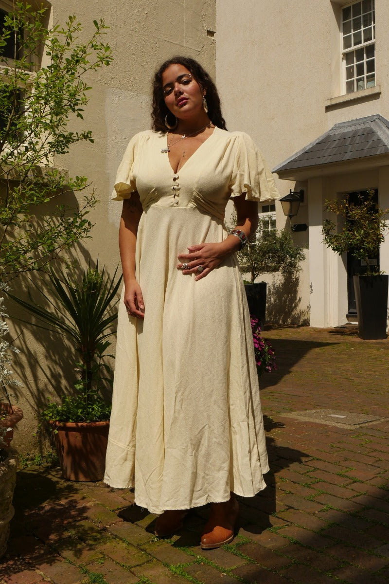 70s maxi dresses uk Made the 70s inspired maxi dress of my dreams (with pockets! Vintage fabric) : r/sewing