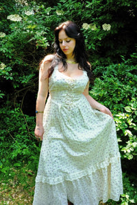 Darcy Maxi Meadow Dress in Wisteria Canopy Purple