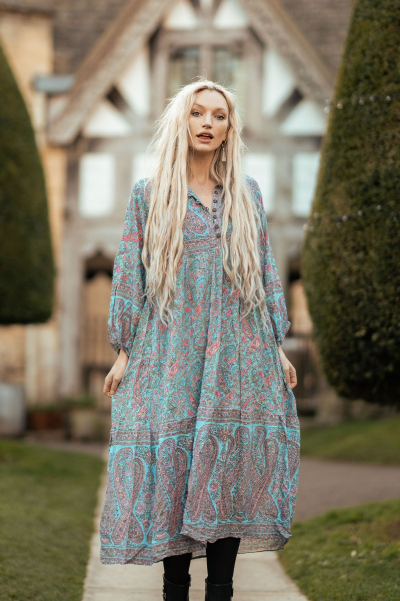 Florence Boho Midi Dresses All About Audrey Vintage Boutique Florence Boho Midi Dresses All About Audrey Vintage Boutique