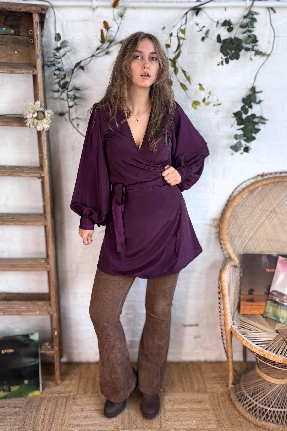 Khroma Lola Mini Dress in Emperor Purple