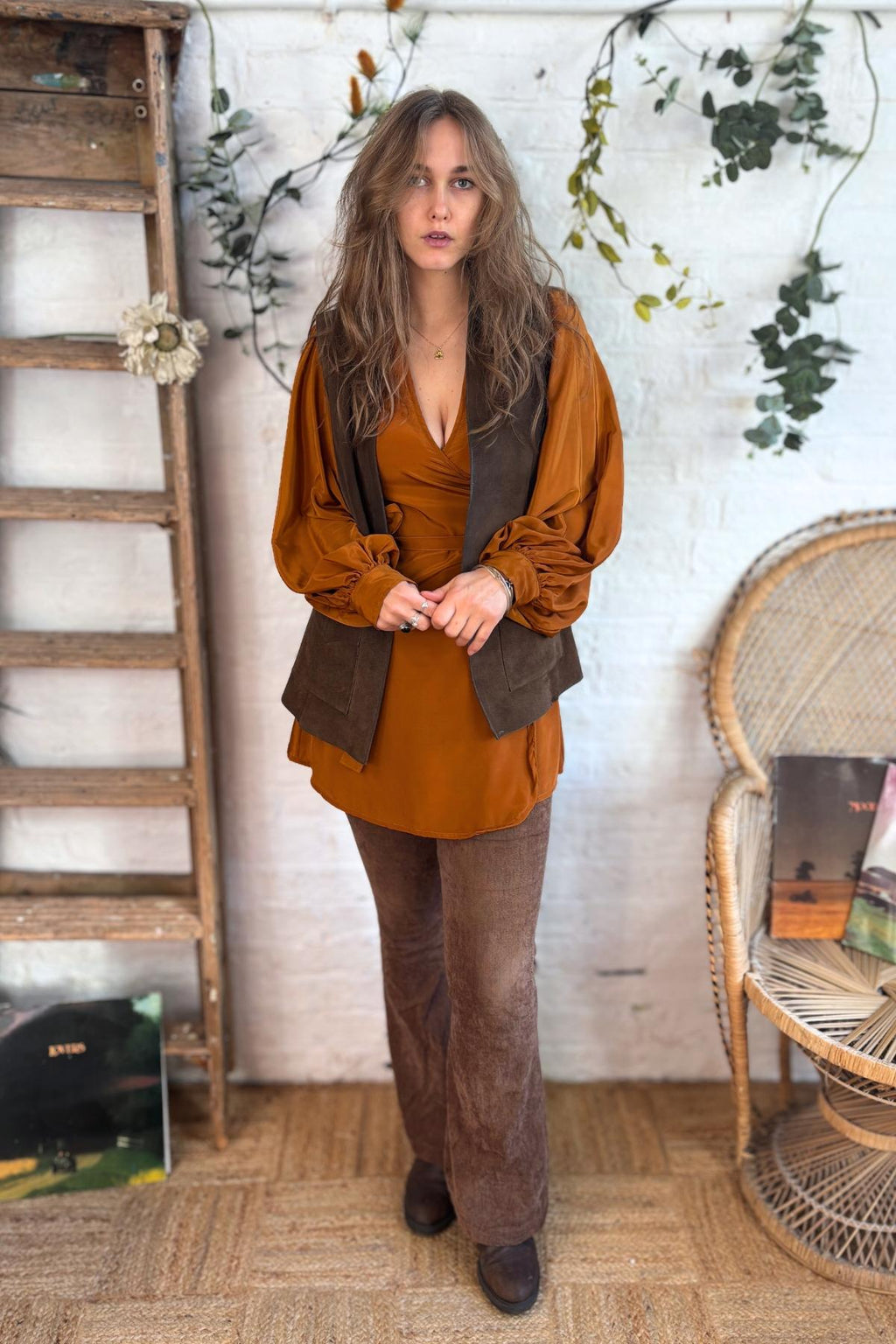 Khroma Lola Mini Dress in Firefly Gold