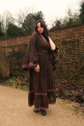 Pisces Crochet Skirt in Tuscan Brown